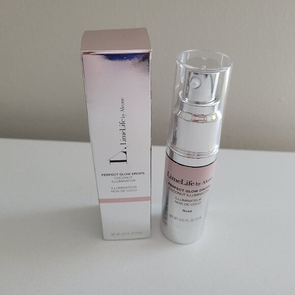 Limelife by Alcone Perfect Glow Drops Rose New with Box 0.51oz/15ml - Picture 2 of 7